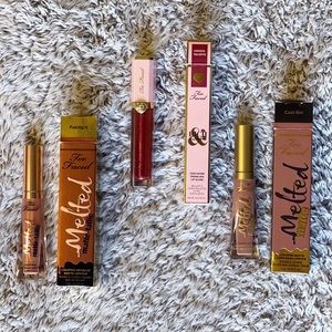 BUNDLE Too Faced Lip Gloss and Lipstick